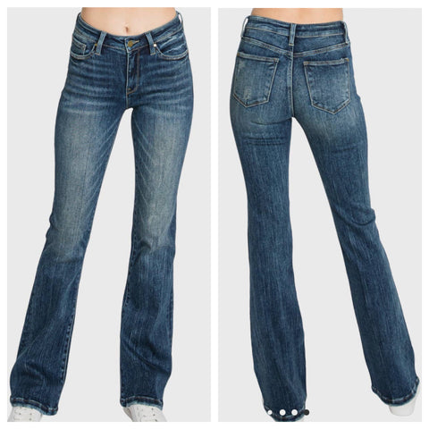 Petra 153 MID RISE STRETCH CLASSIC BOOTCUT JEANS